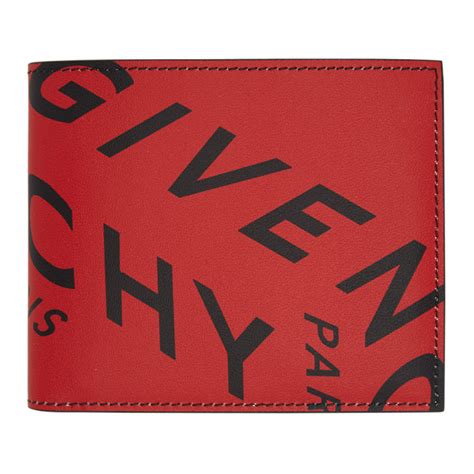 givenchy wallet red|givenchy wallet price.